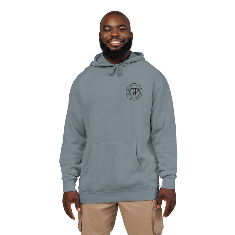 Eco-Friendly Embroidered pigment-dyed Hoodie