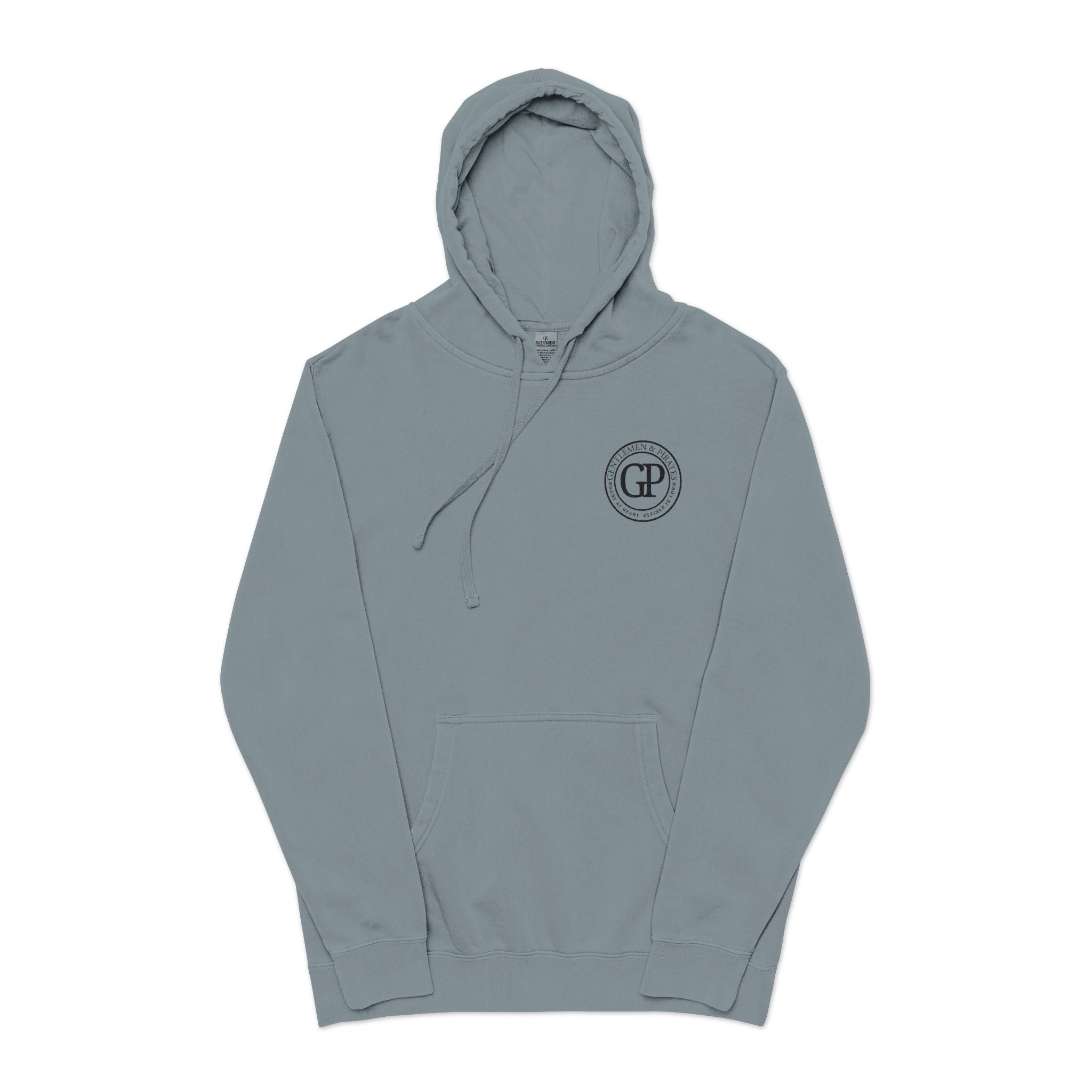 Eco-Friendly Embroidered pigment-dyed Hoodie