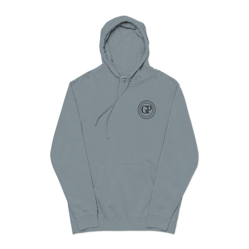 Eco-Friendly Embroidered pigment-dyed Hoodie