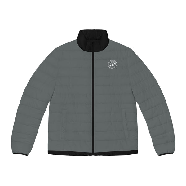 Grey Jacket with black Swagger - Men's Puffer