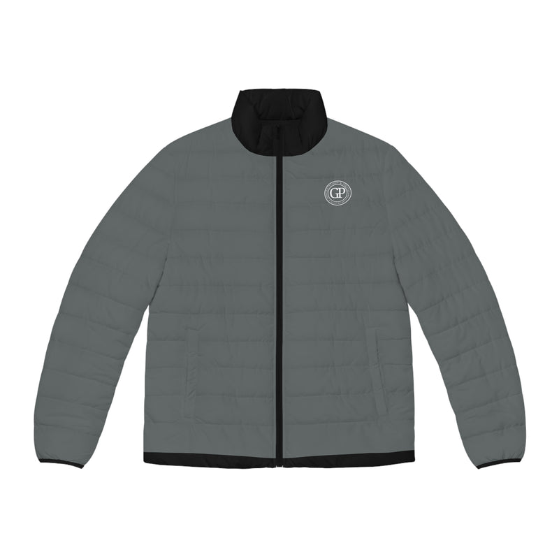 Grey Jacket with black Swagger - Men's Puffer