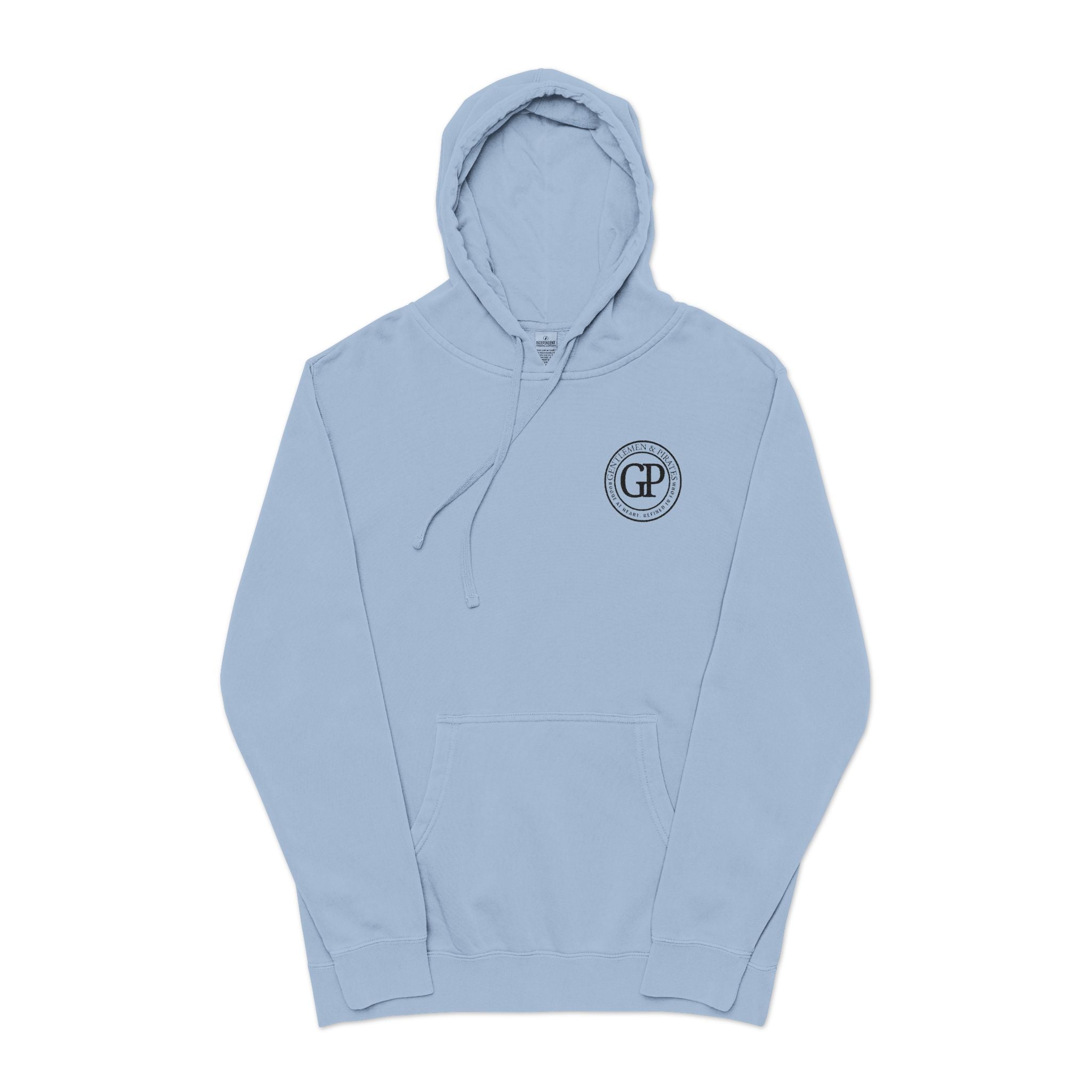 Eco-Friendly Embroidered pigment-dyed Hoodie