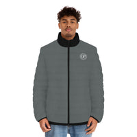 Grey Jacket with black Swagger - Men's Puffer