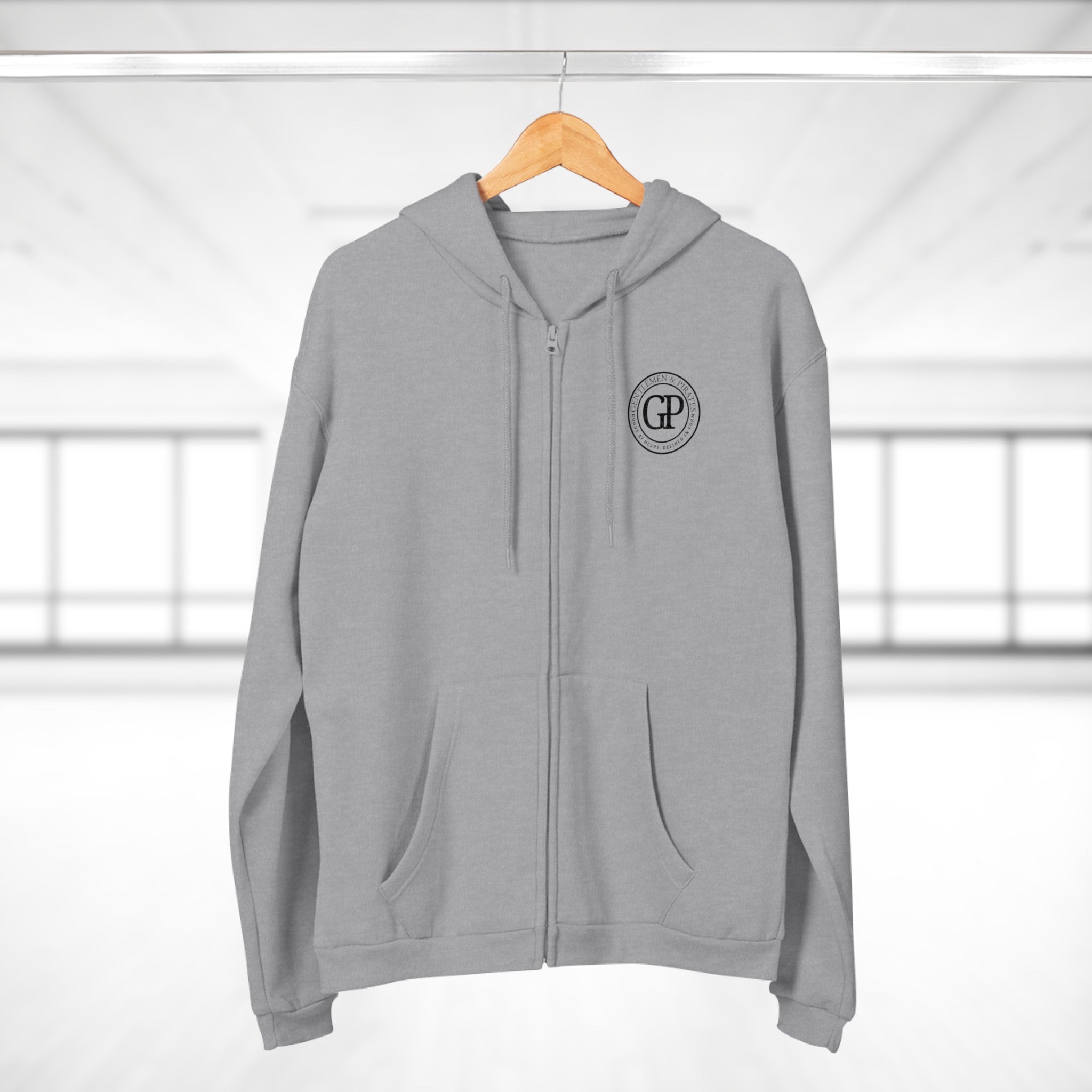 Gray Hooded Sweatshirt for Men - Winter Ready 