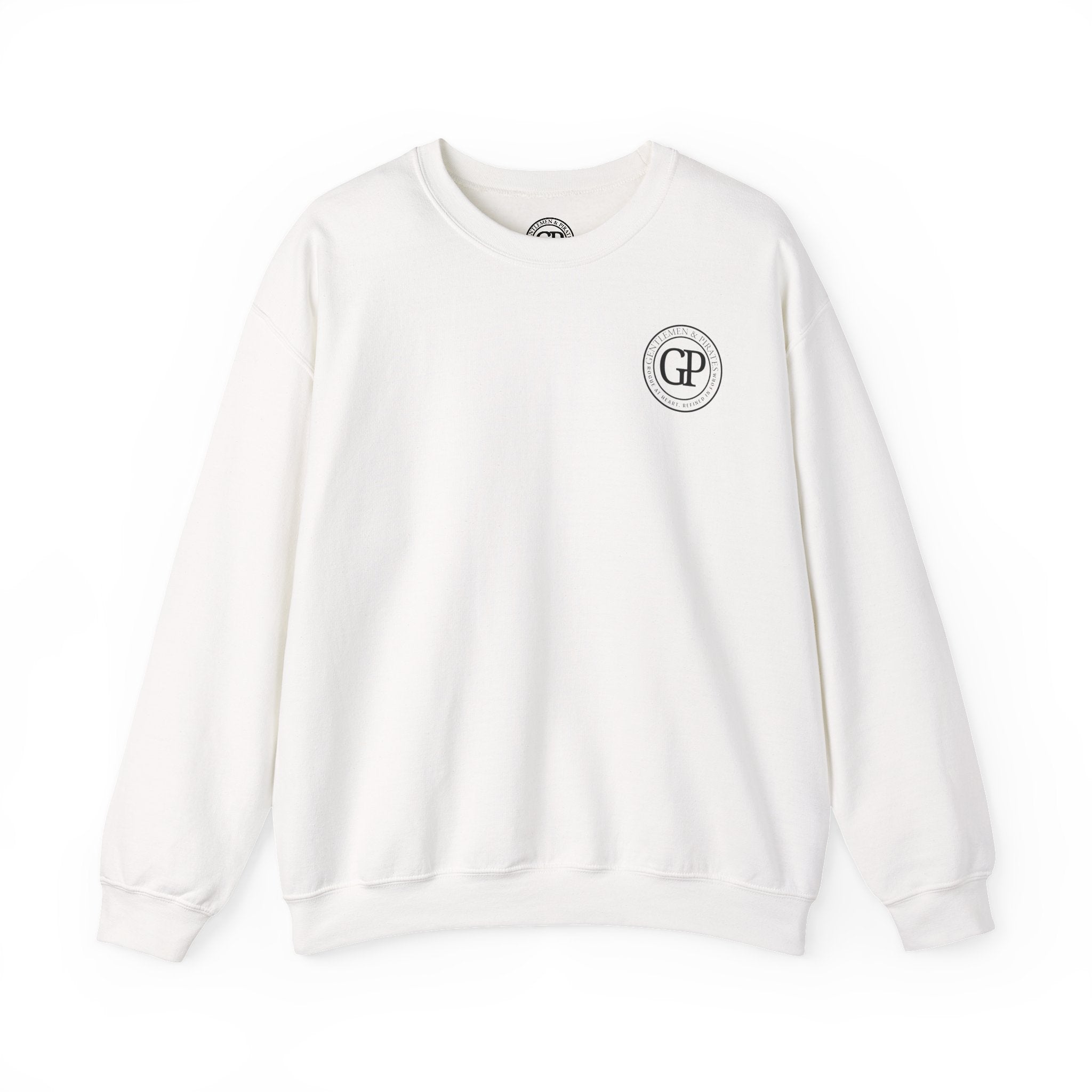 White Trendy Crewneck sweatshirt