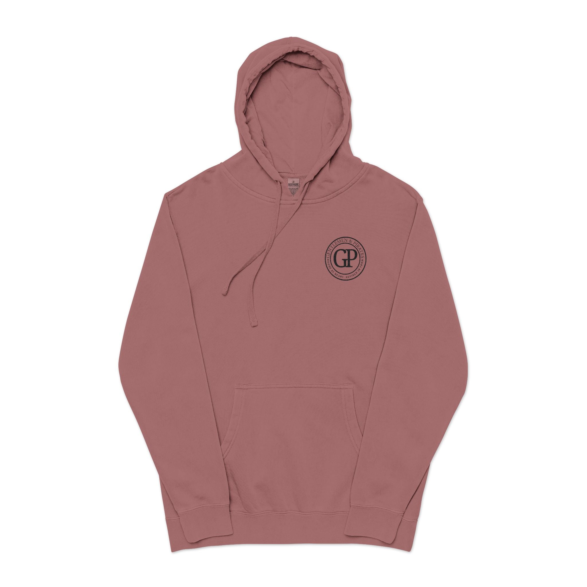 Eco-Friendly Embroidered pigment-dyed Hoodie