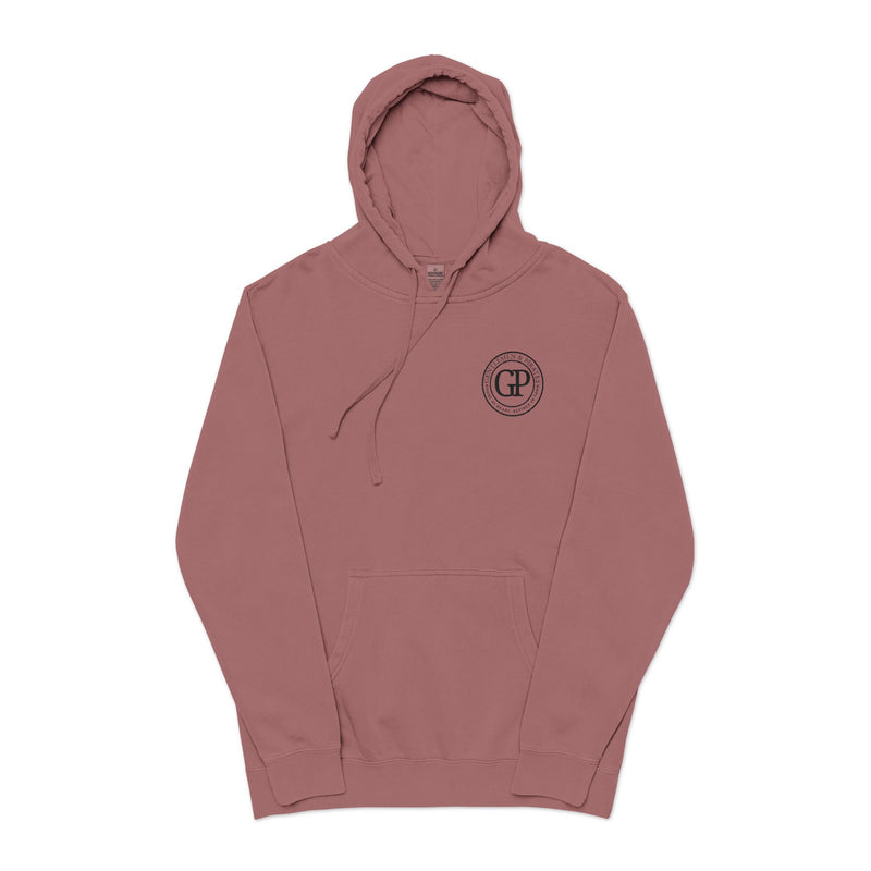 Eco-Friendly Embroidered pigment-dyed Hoodie