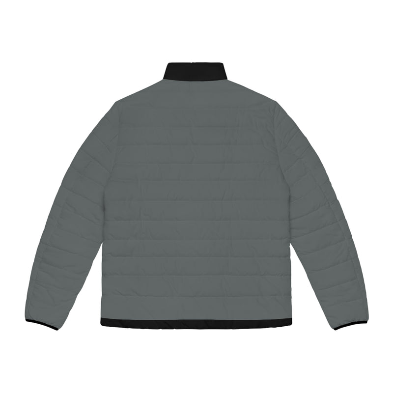 Grey Jacket with black Swagger - Men's Puffer