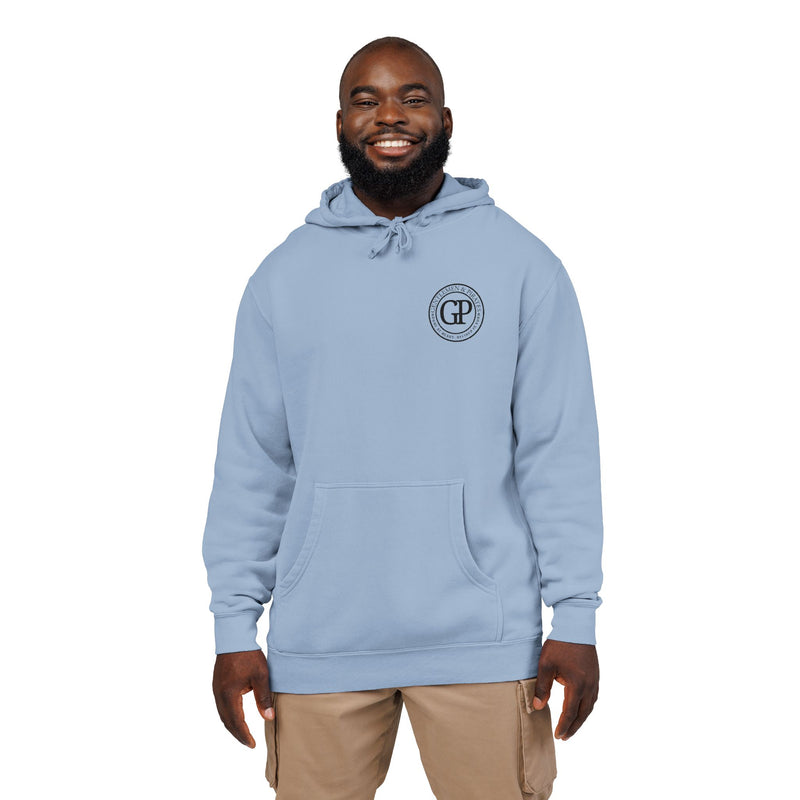 Eco-Friendly Embroidered pigment-dyed Hoodie