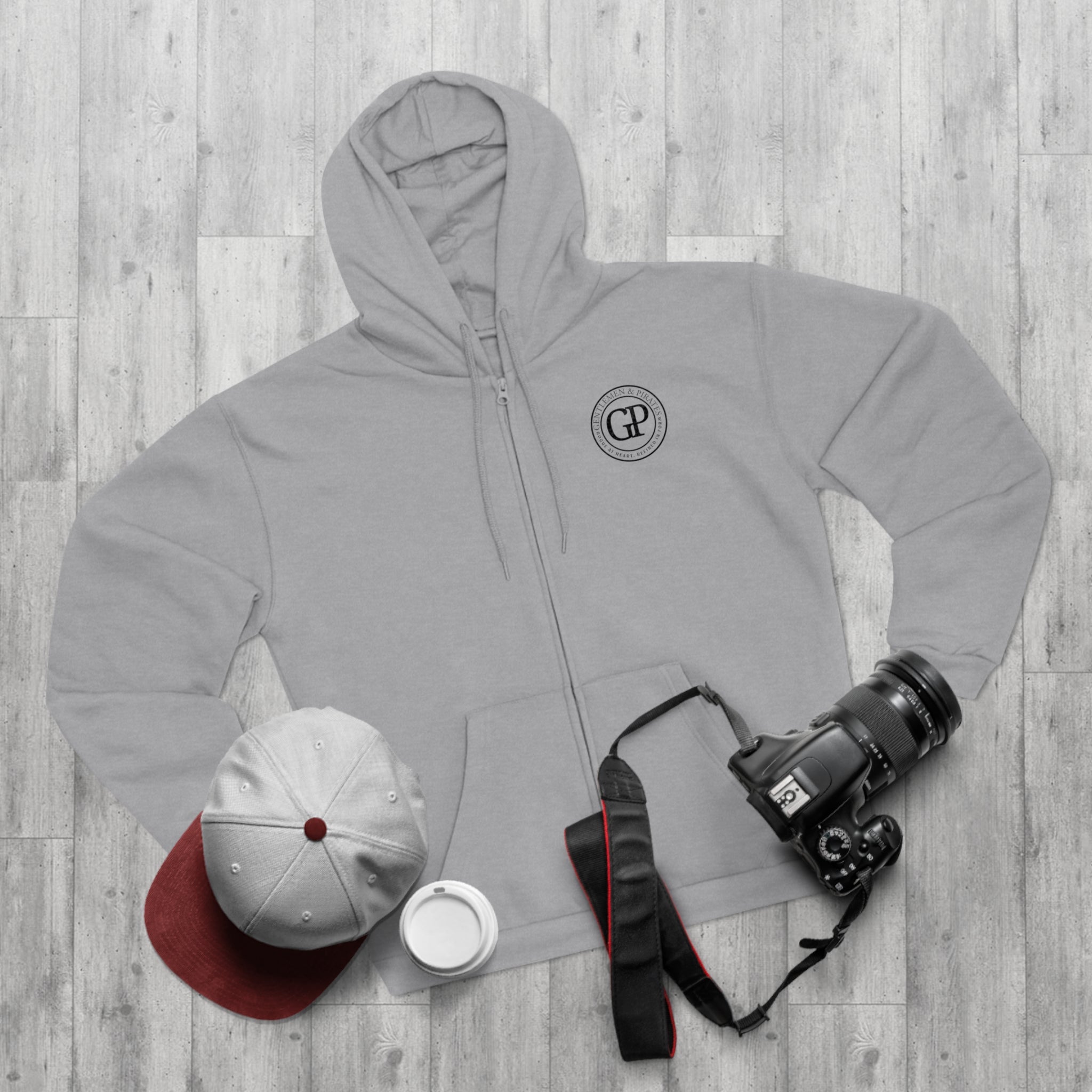 Gray Hooded Sweatshirt for Men - Winter Ready 