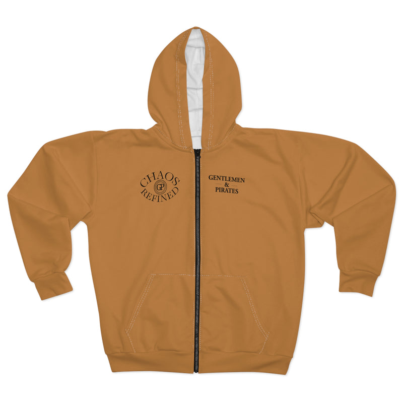 Chaos Refined Brown Hoodie