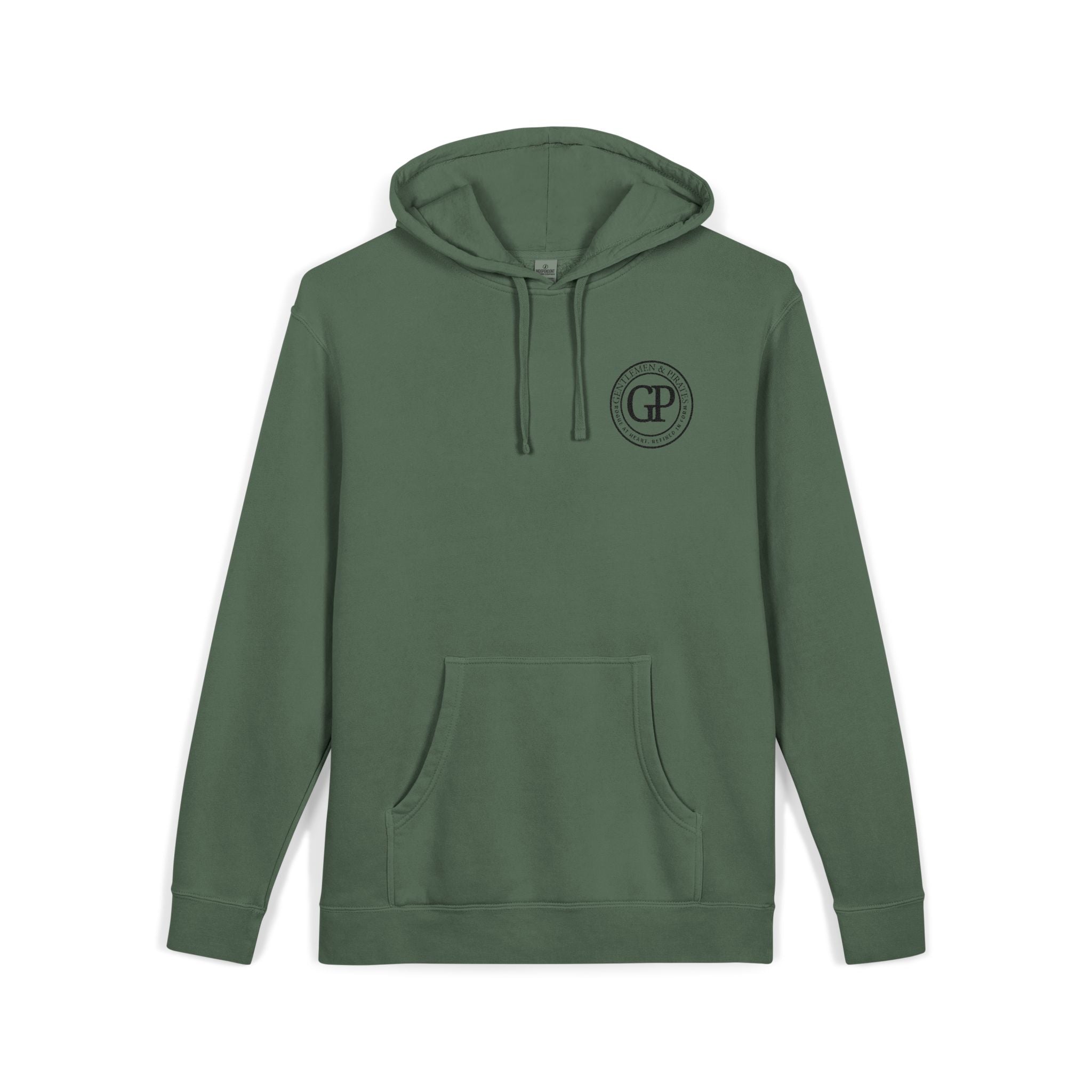 Eco-Friendly Embroidered pigment-dyed Hoodie