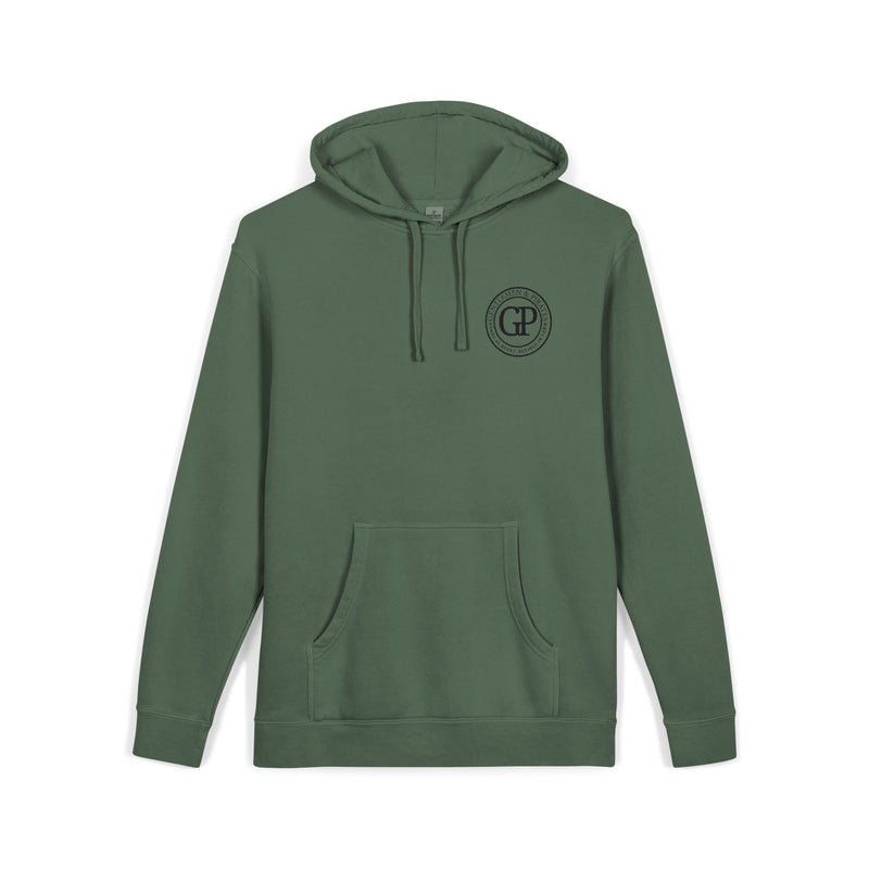 Eco-Friendly Embroidered pigment-dyed Hoodie