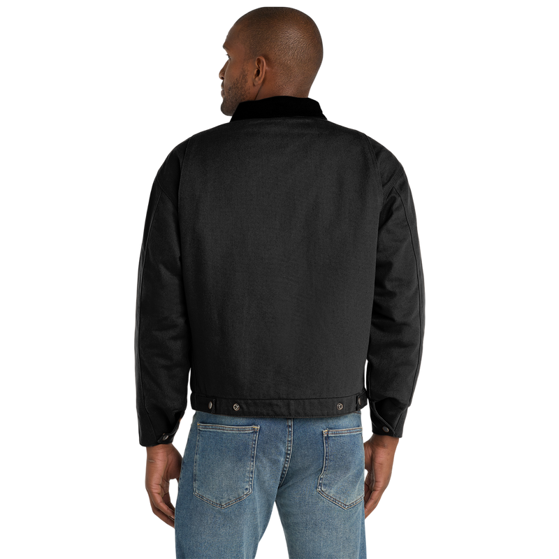 Black Work Jacket - Duck Cloth Jacket