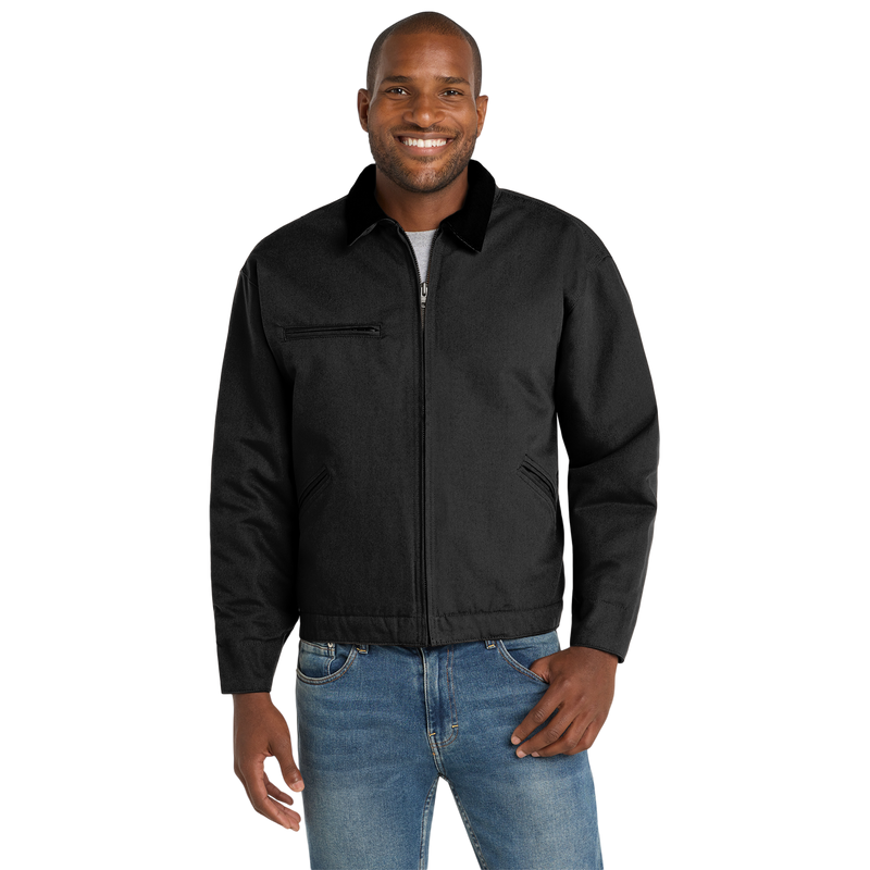 Black Work Jacket - Duck Cloth Jacket